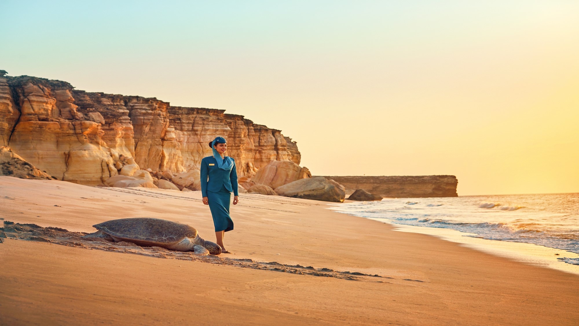 Enjoy Oman’s sandy beaches and crystal clear waters